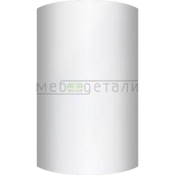 Фасад EvoGloss 18мм полукруглый R300 высота 151-1000мм P100/601 Белый кромка цвет