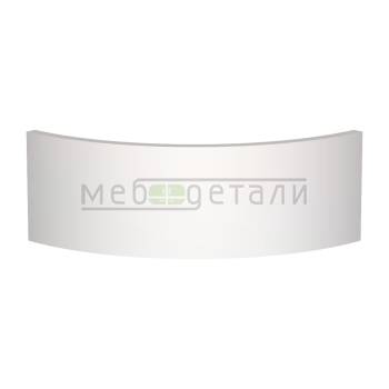 Фасад EvoGloss 18мм полукруглый R300 высота 80-150мм P101/647 Бьянко кромка цвет