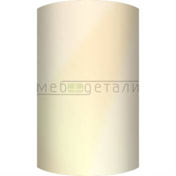 Фасад EvoGloss 18мм полукруглый R300 высота 151-1000мм P102/605 Кремовый кромка цвет