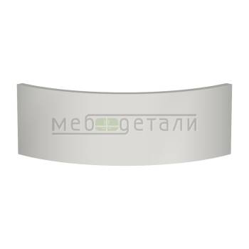 Фасад EvoGloss 18мм полукруглый R300 высота 80-150мм P116 Светло-серый кромка цвет
