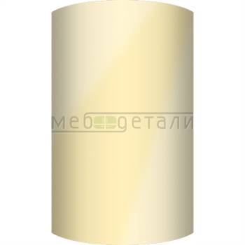 Фасад EvoGloss 18мм полукруглый R300 высота 151-1000мм P109 Светло-жёлтый кромка цвет