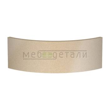 Фасад EvoGloss 18мм полукруглый R300 высота 80-150мм P209 Кремовая галактика кромка цвет