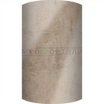 Фасад EvoGloss 18мм полукруглый R300 высота 151-1000мм P671 Оксидан кромка цвет