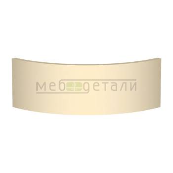 Фасад EvoMat 18мм полукруглый R300 высота 80-150мм P002/730 Крем матовый кромка цвет