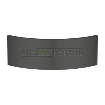 Фасад EvoMat 18мм полукруглый R300 высота 80-150мм P004/726 Серый шторм матовый кромка цвет