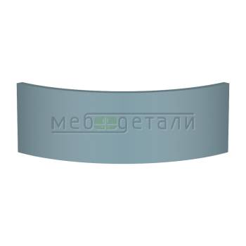 Фасад EvoMat 18мм полукруглый R300 высота 80-150мм P011 Морская волна матовая кромка цвет