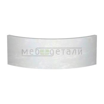 Фасад EvoMat 18мм полукруглый R300 высота 80-150мм P253 Матовый оксид светло-серый кромка цвет