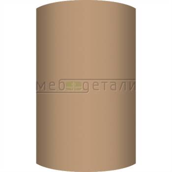 Фасад EvoMat 18мм полукруглый R300 высота 151-1000мм P008/732 Вижен матовый кромка цвет