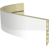 Закругленный цоколь H-100мм, белый глянец