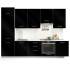 Фасад EvoGloss 18мм P104/606 Чёрный кромка цвет