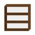 Кухонный шкаф 2-дверный 920х800х300мм Орех