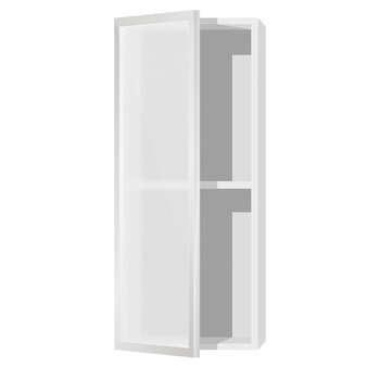 Кухонный шкаф 1-дверный 720х300х300мм Белый витрина