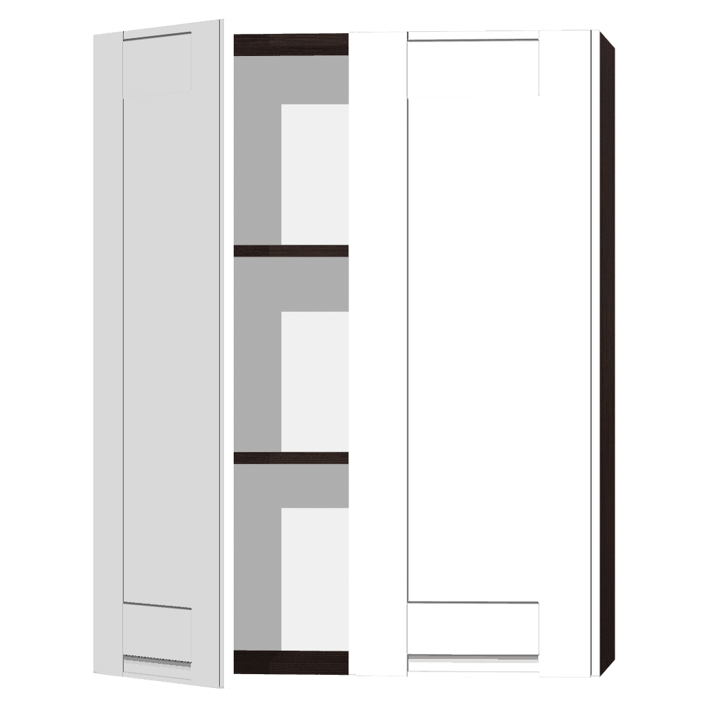 Кухонный шкаф 2-дверный 920х600х300мм Венге