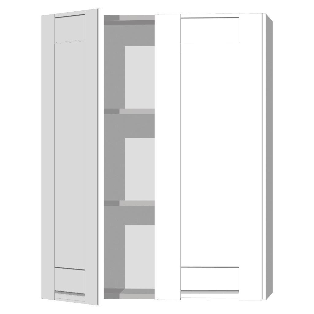 Кухонный шкаф 2-дверный 920х600х300мм Серый