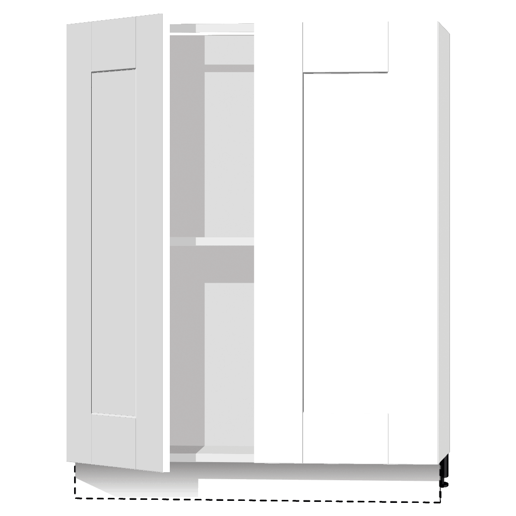 Кухонный стол 2-дверный 720х600х560мм Белый