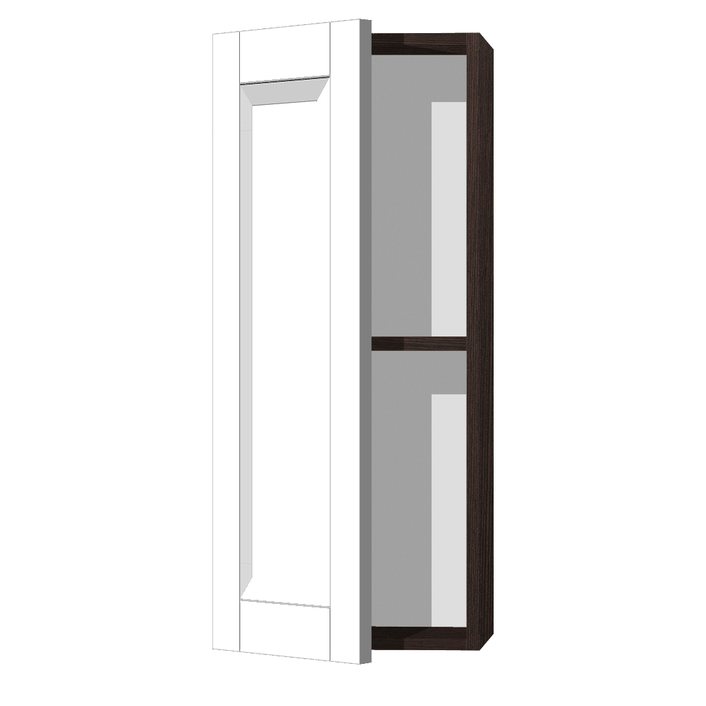 Кухонный шкаф 1-дверный 720х150х300мм Венге