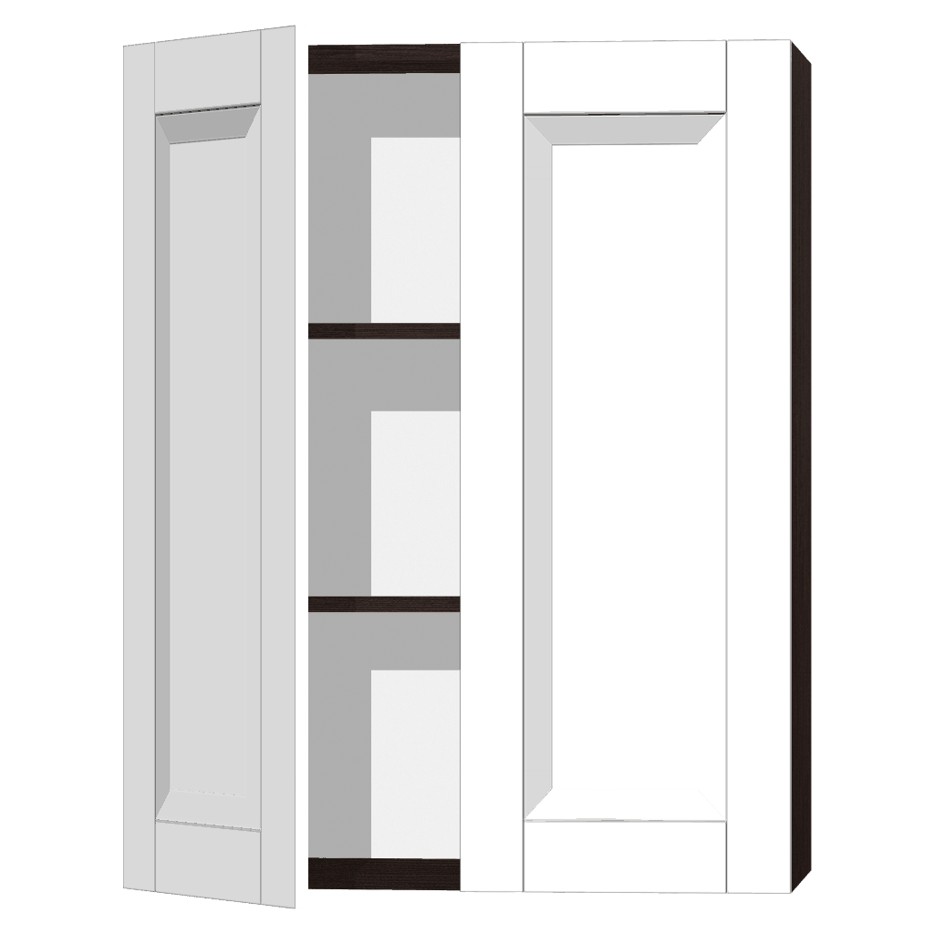 Кухонный шкаф 2-дверный 920х600х300мм Венге