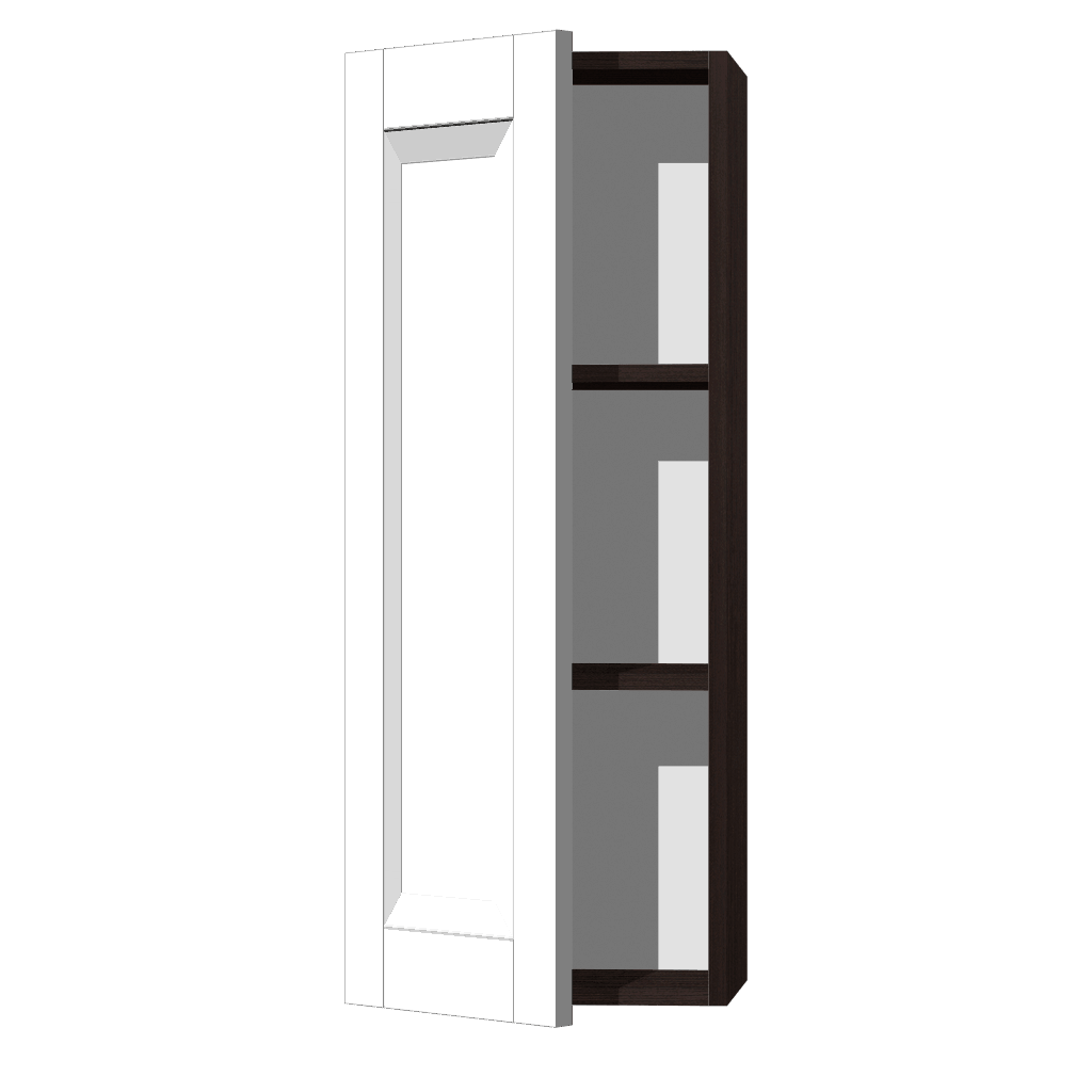 Кухонный шкаф 1-дверный 920х300х300мм Венге