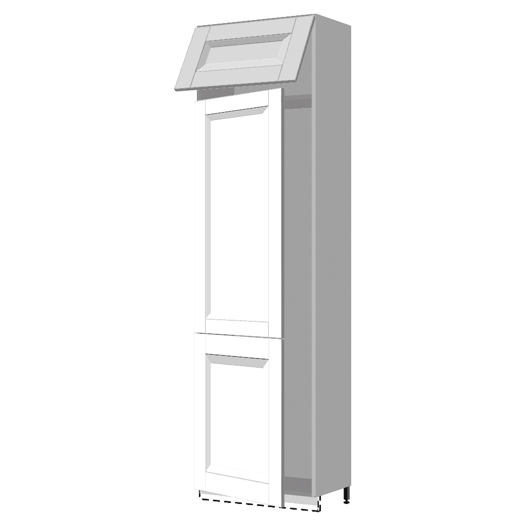 Колонка под холодильник 3-двери 2240х600х560мм Серый