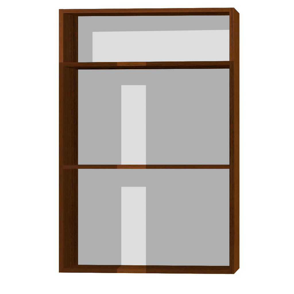 Кухонный шкаф с нишей 2-дверный 960х600х315мм Орех