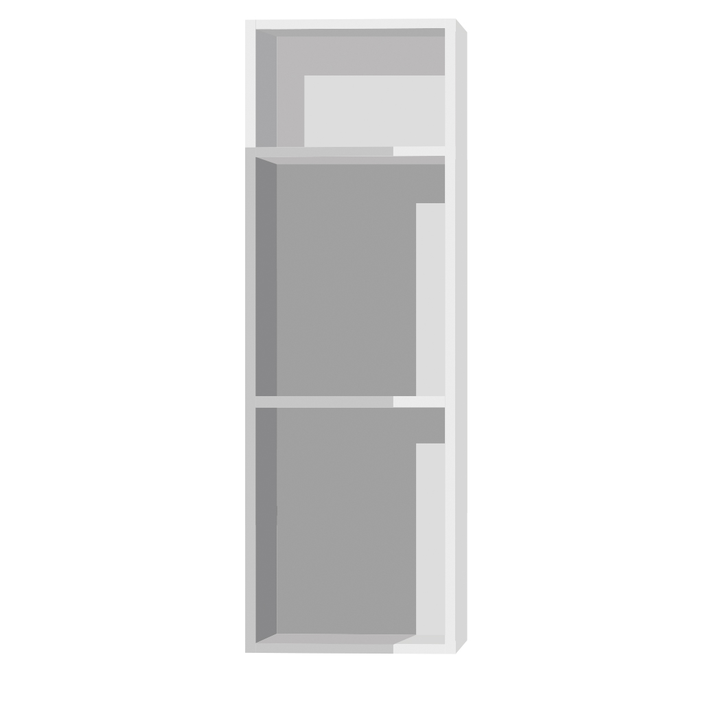Кухонный шкаф с нишей 1-дверный 960х450х315мм Белый
