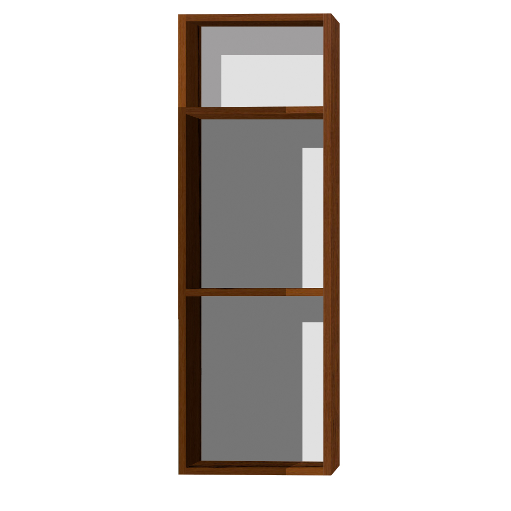 Кухонный шкаф с нишей 1-дверный 960х450х315мм Орех