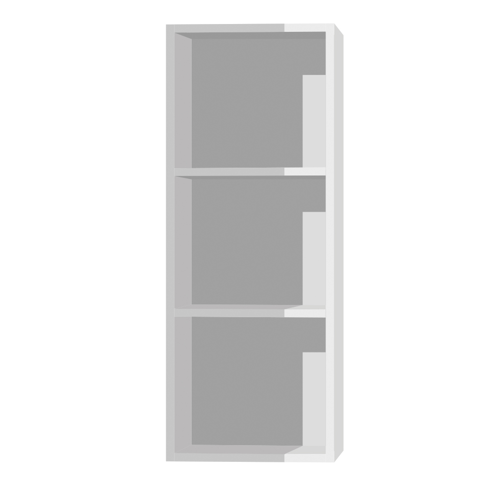 Кухонный шкаф 1-дверный 920х300х300мм Белый